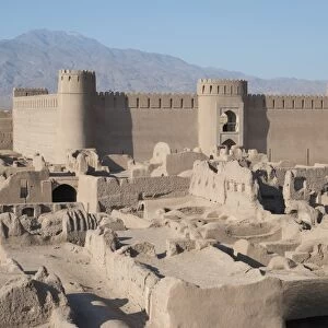 Desert citadel, Rayen, Iran, Western Asia