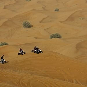 Desert safari, Dubai, United Arab Emirates, Middle East