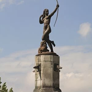 Diana Cazadora statue, Paseo de la Reforma, Reforma, Mexico City, Mexico, North America
