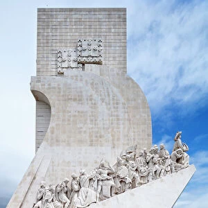 The Discoveries Monument (Padrao dos Descobrimentos) on the Tagus River in Belem, Lisbon