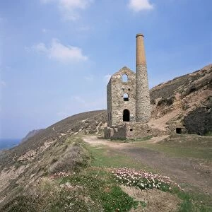 The disused Wheal Coates mine, St. Agnes, Cornwall, England, United Kingdom, Europe