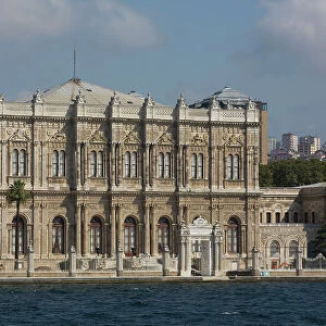 Dolmabahce Palace, on Bosphorus Strait, Istanbul, Turkey