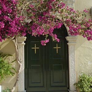 Doorway of Paleokastritsa Monastery