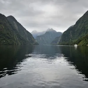 Doubtful Sound, Fiordland National Park, UNESCO World Heritage Site, South Island, New Zealand, Pacific