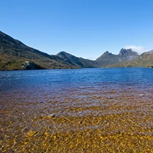 Dove Lake and Cradle Mountain, Cradle Mountain-Lake St. Clair National Park, UNESCO World Heritage Site, Tasmania, Australia, Pacific