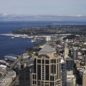 Downtown view from Columbia Center, Seattle, Washington State, United States of America