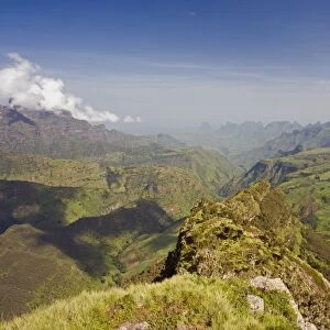 Dramatic mountain scenery from the area around Geech, UNESCO World Heritage Site