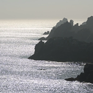 Dramatic seascape, Island of Ushant (Ile d Ouessant), Brittany, France, Europe