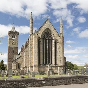 Dunblane Cathedral from the east, Dunblane, Stirling, Scotland, United Kingdom, Europe