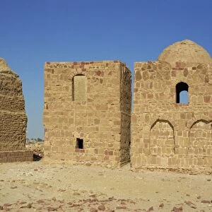 Early Islamic tombs, Zueila, Libya, North Africa, Africa