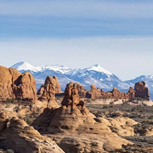 Elephant Butte, Arches National Park, Moab, Utah, United States of America, North America