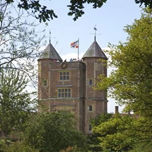 Elizabethan Tower at Sissinghurst Castle, Sissinghurst, Kent, England, United Kingdom, Europe