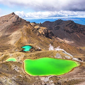 Emerald Lakes, Tongariro Alpine Crossing Trek, Tongariro National Park, UNESCO World Heritage Site