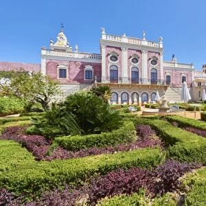 Entrance to Estoi Palace, in the Algarve, Portugal, Europe