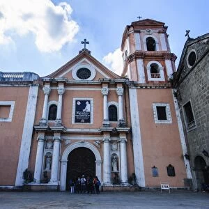 Entrance gate of the San Augustin Church, Intramuros, Manila, Luzon, Philippines, Southeast Asia, Asia