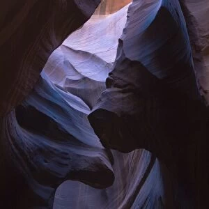 Eroded curves in sandstone, Upper Antelope Canyon, near Page, Arizona, United States of America, North America