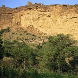 Escarpment, Bandiagara, Dogon area, UNESCO World Heritage Site, Mali, Africa