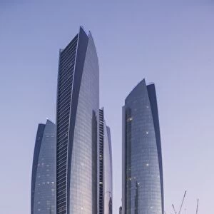 The Etihad Towers, Abu Dhabi, United Arab Emirates, Middle East
