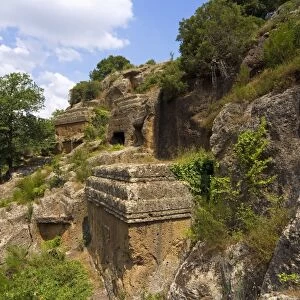 Etruscan Necropolis of Norchia dating from the 4th to 2nd centuries BC