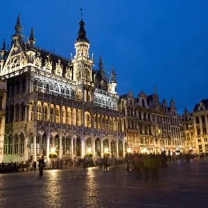Evening, Musee de la Ville de Bruxelles, Grand Place, Brussels, Belgium, Europe