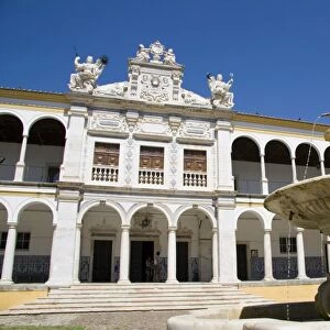 Evora University arcaded courtyard