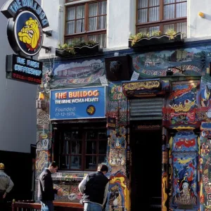 Exterior of the Bulldog Coffee Shop