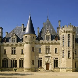 Exterior of the chateau at St. Michel La Montagne in the Dordogne, Aquitaine