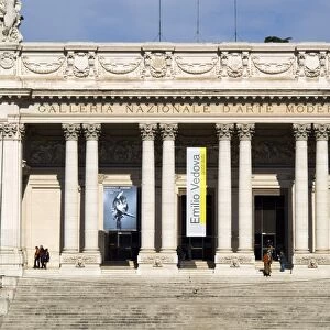 Exterior of the Museum of Modern Art, Rome, Lazio, Italy, Europe