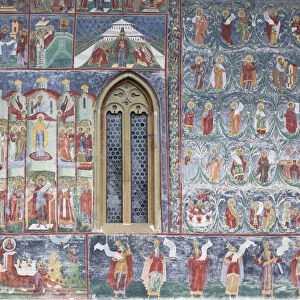External Frescoes, Sucevita Monastery, 1585, UNESCO World Heritage Site, Sucevita