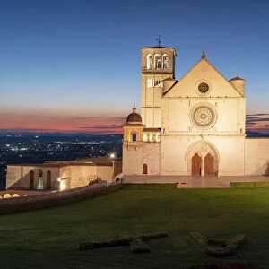 Facade of Basilica di San Francesco d Assisi, UNESCO World Heritage Site