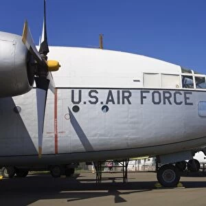 Fairchild C-1196 Flying Boxcar at the Aerospace Museum of California, Sacramento