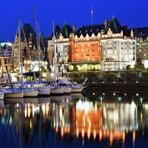 Fairmont Empress Hotel, James Bay Inner Harbour, Victoria, Vancouver Island