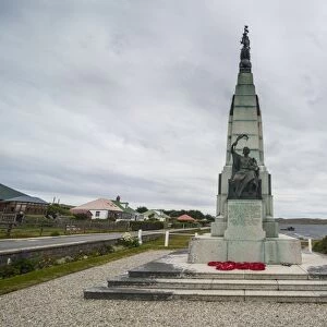 Falklands War Memorial, Stanley, capital of the Falkland Islands, South America