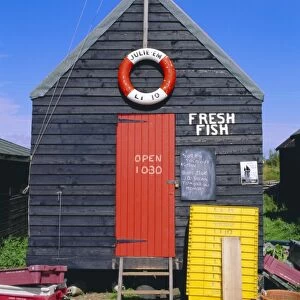 Fishermans hut, Southwold, Suffolk, England, UK