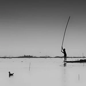 Fishermen, Inle Lake, Shan State, Myanmar (Burma), Asia