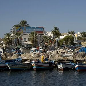 Fishing boats, Mahdia, Tunisia, North Africa, Africa