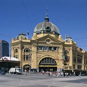 Flinders Street Railway Station, Melbourne, Victoria, Australia, Pacific