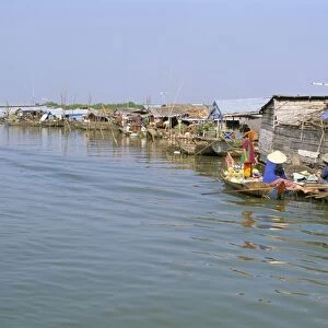 Floating village of Chong Kneas, Lake Tonle Sap, near Siem Reap, Cambodia