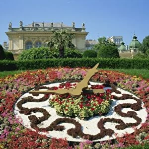 Floral clock, Vienna, Austria, Europe