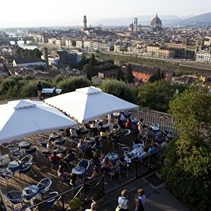 Florence from Piazza MIchelangelo, Florence, Tuscany, Italy, Europe