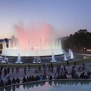 Font Magica (Magic Fountain) at Palau Nacional (Museu Nacional d Art de Catalunya)