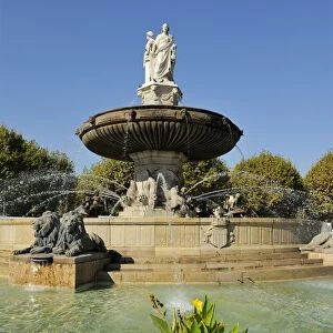 Fontaine de la Rotonde (Rotunda Fountain), Aix-en-Provence, Bouches-du-Rhone