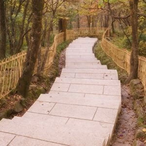Footpath, Mount Huangshan (Yellow Mountain), UNESCO World Heritage Site