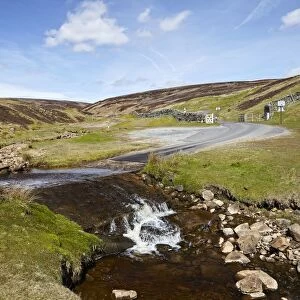 Ford in the road made famous by James Herriot tv series, Swaledale, Yorkshire Dales