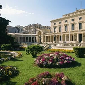 Formal gardens and the Palace of St