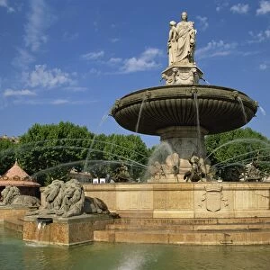 Fountain of the Bouches du Rhone, Aix en Provence, Bouches du Rhone, Provence