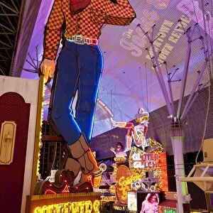 The Freemont Street Experience in Downtown Las Vegas, Las Vegas, Nevada, United States of America, North America