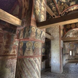 Frescoes, Cathedral of the Nativity, Zverin Monastery, UNESCO World Heritage Site