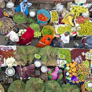 Fruit and vegetable market in the Old City, Udaipur, Rajasthan, India