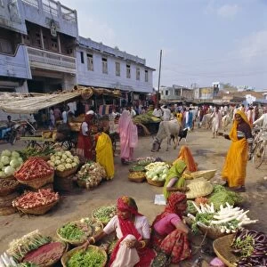 Fruit and vegetable sellers in the street